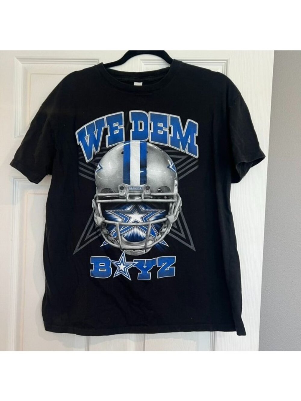 NFL Football Dallas Cowboys WE DEM BOYZ Graphic Tee Shirt Size Large